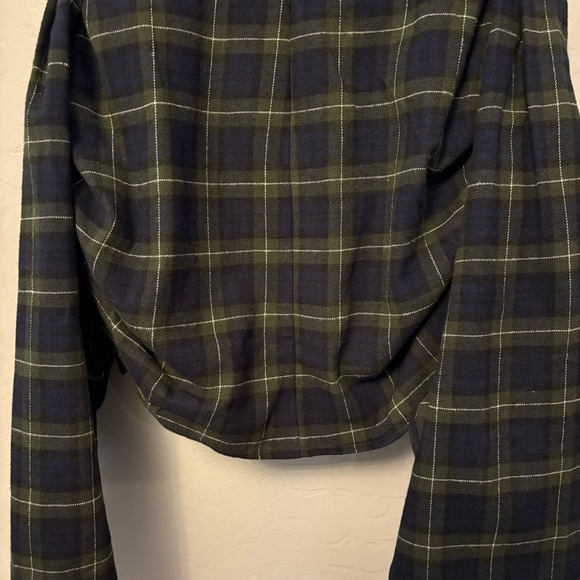 Innovare denim Ceyhun Grid Plaid Fringe Spaghetti Mini Dress size medium NEW - Picture 14 of 15